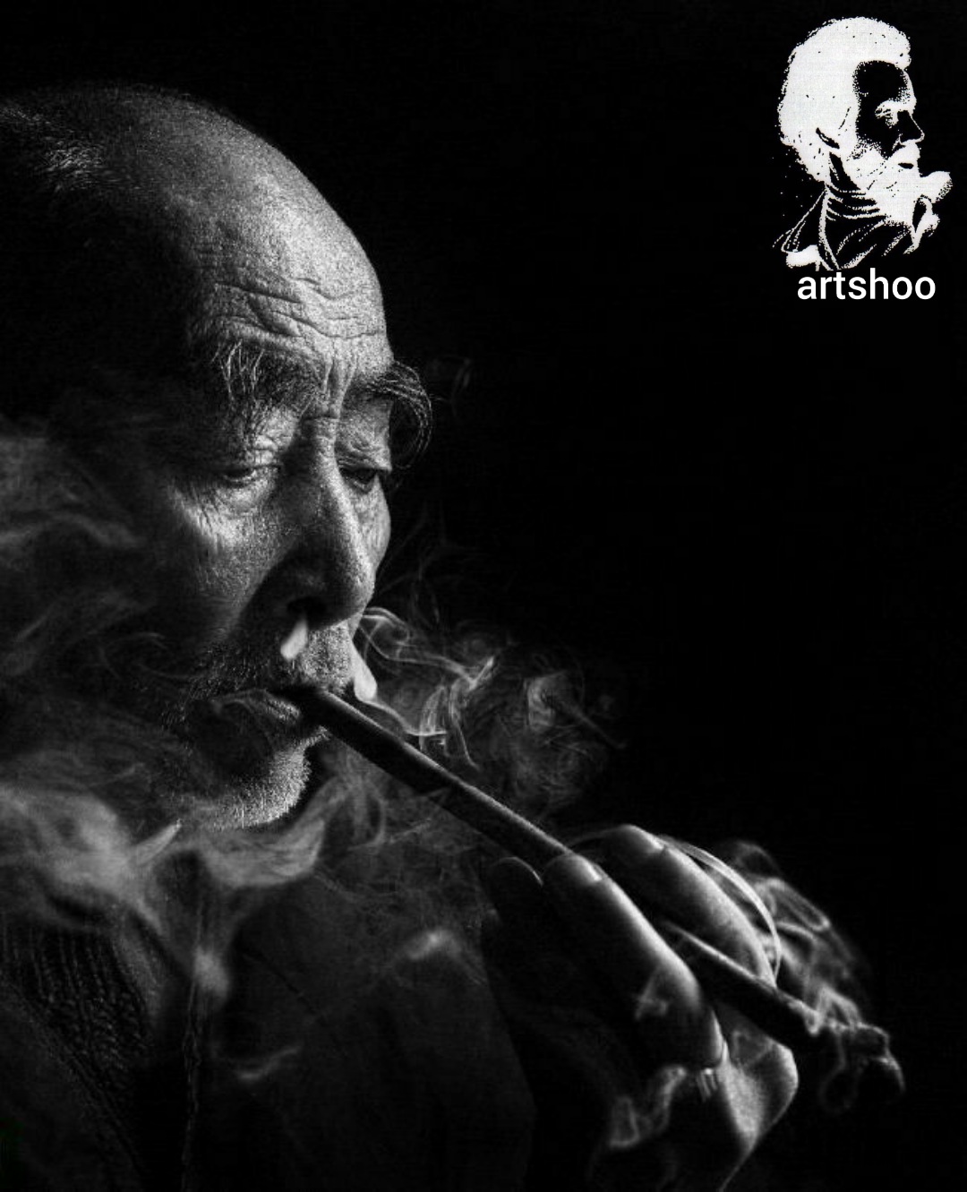 مدل پرتره سیاه قلم